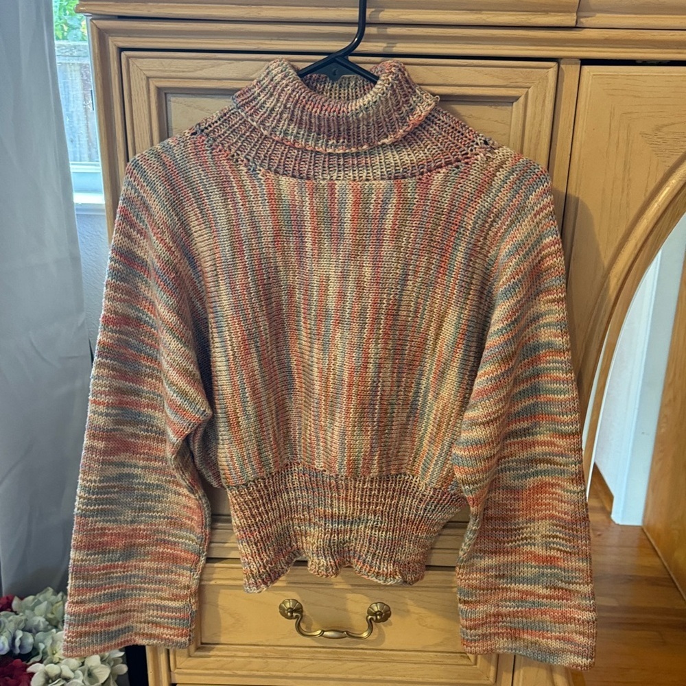 Hand Knitted Cropped Sweater